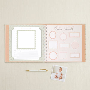 Lucy Darling Baby Memory Book / Cottage Garden