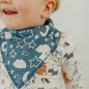 Copper Pearl Bandana Bibs / Rufus