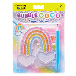 Bubble Gems Super Sticker - Rainbow