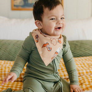 Copper Pearl Bandana Bibs / Boone