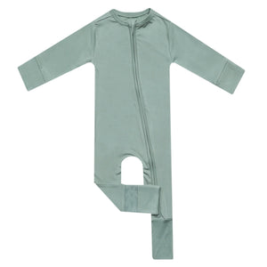 Copper Pearl Convertible Zip-Up Footie / Briar