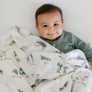 Saranoni Bamboo Rayon Muslin Swaddle (47"x47")