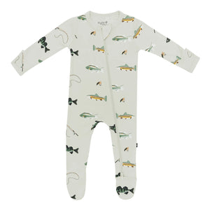 Kyte Baby Zippered Footie / Fishing