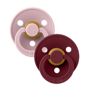 BIBS Round Pacifier 2-Pack / Size 1 (0-6 Months)