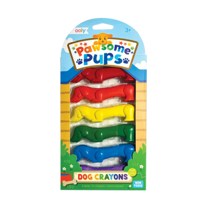 Pawsome Pups Dog Crayon - Set of 6