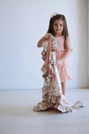 Rockin' Royalty Receiving Blanket (34"x34") / Juliette