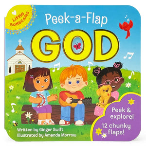 God Peek-a-Flap Board Book