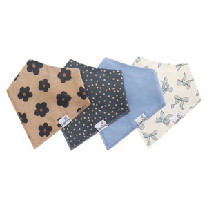 Copper Pearl Bandana Bibs / Gemma in Tan