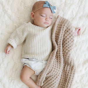 Saranoni Waffle Knit Mini Blanket (15"x20")