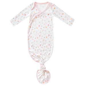 Copper Pearl Newborn Knotted Gown / Mabel