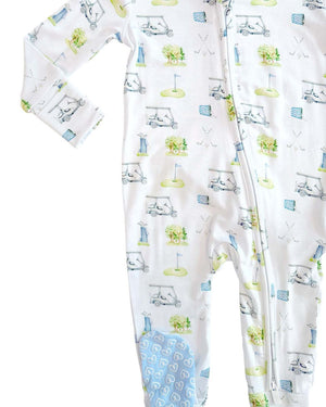 Lev Baby Zippered Footie / Walter Golf