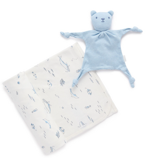 Purebaby Bunny Rug & Snookie Pack