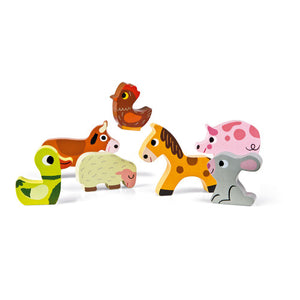 Janod Farm Wooden Chunky Puzzle