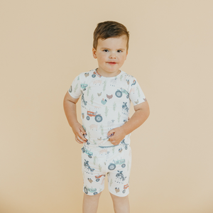Copper Pearl Shorts Pajama Set / Jo