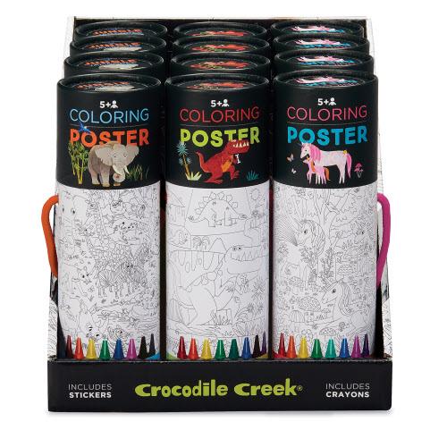 Crocodile Creek Color Poster & Crayon Kits - Assorted