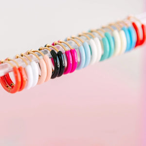 Pierced Huggie Earrings