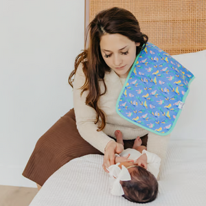 Copper Pearl Burp Cloth Set / Birdie