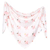 Copper Pearl Knit Swaddle Blanket / Katerina
