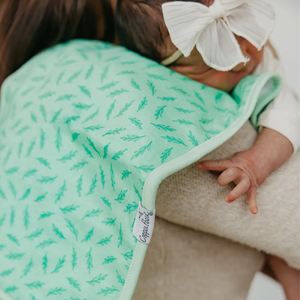 Copper Pearl Burp Cloth Set / Birdie