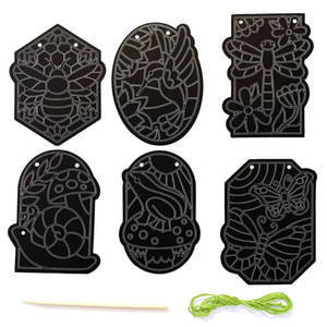 Ooly Scratch & Scribble Mini Window Banner Kit / Garden