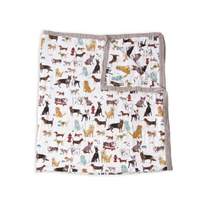 Little Unicorn Cotton Muslin Quilted Throw (60"x72") / Woof