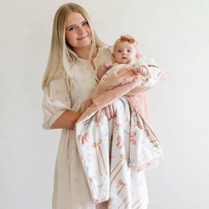 Saranoni Minky Lush Receiving Blanket (30"x40")