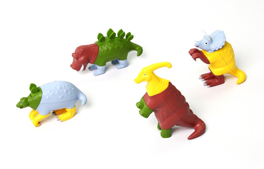 Popular Play Things Mini Magnetic Mix or Match / Dinosaurs 1