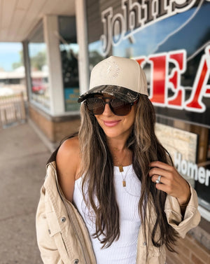 Strong as a Mother Canvas Hat / Camo