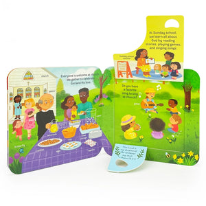 God Peek-a-Flap Board Book
