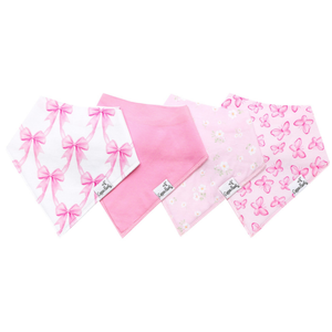 Copper Pearl Bandana Bib 4-Pack / Bow My Gosh