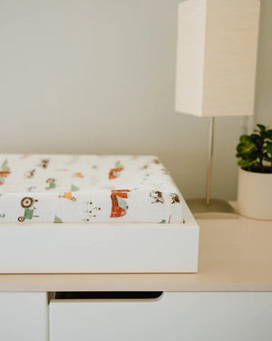 Little Unicorn Cotton Muslin Changing Pad Cover / Farmyard