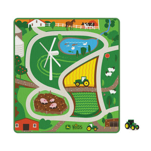 John Deere Playmat with Tractor