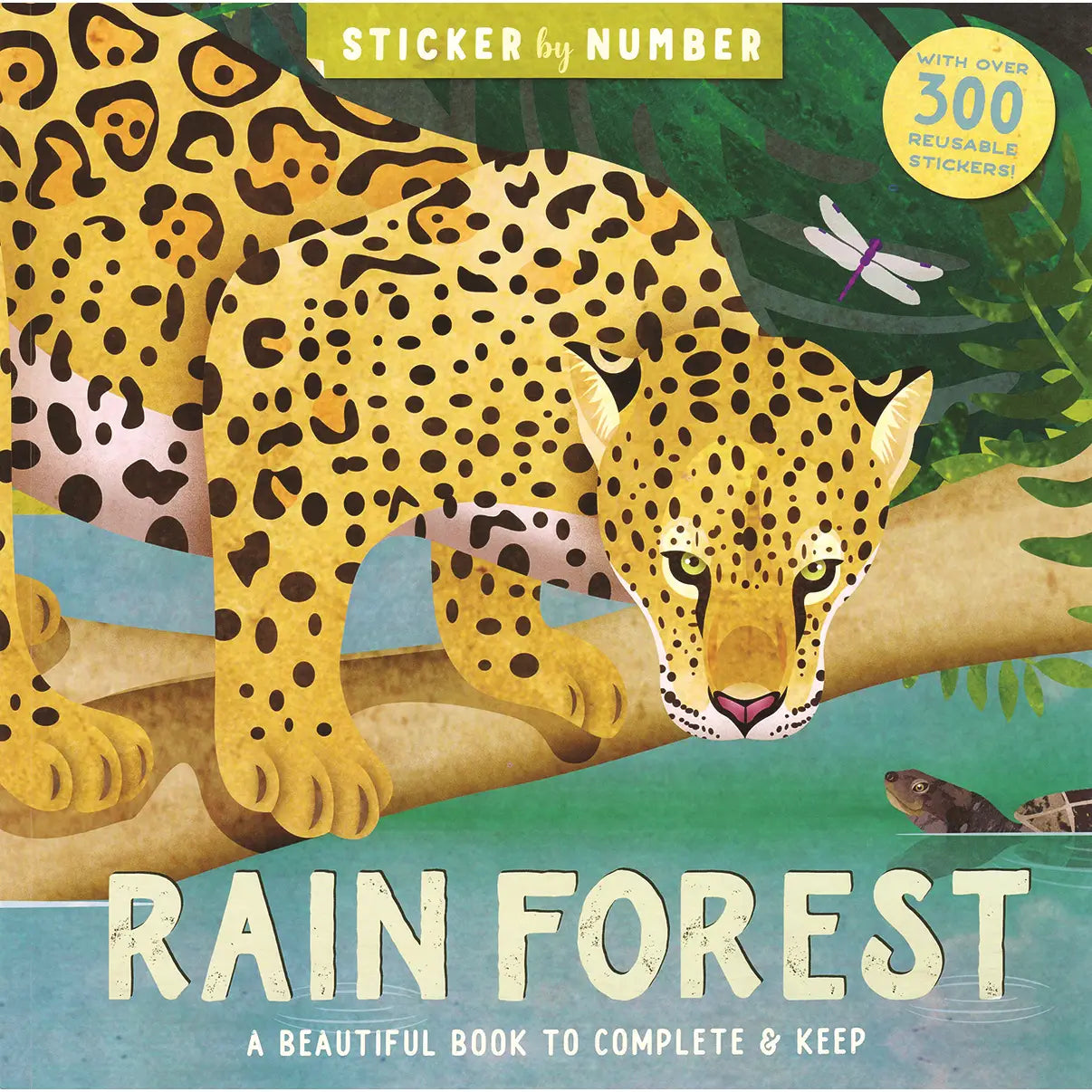 Sticker by Number Rain Forest Activity Book