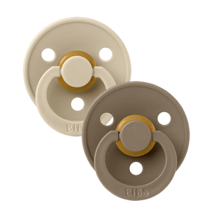 BIBS Round Pacifier 2-Pack / Size 1 (0-6 Months)