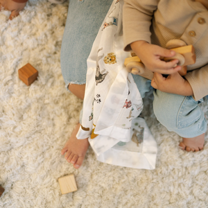 Little Unicorn Cotton Muslin Security Blanket 3 Pack / Woof