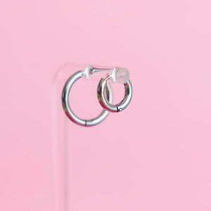 Pierced Huggie Earrings