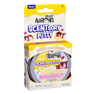 Crazy Aaron's Thinking Putty / Scentsory - Banana Split