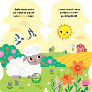 Little Lamb Shaped Board Book