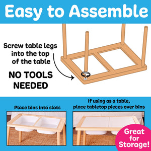 Deluxe Activity Sensory Table - Ice Cream Shop