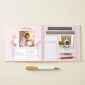Lucy Darling Baby Memory Book / Bowkissed Blush
