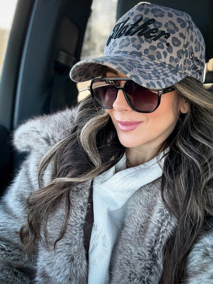 Mother Canvas Hat / Leopard