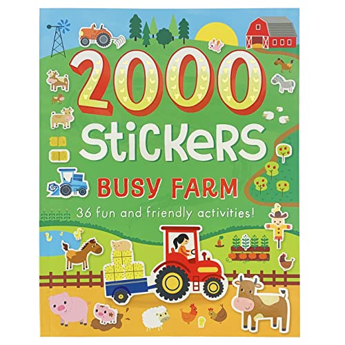 2000 Stickers Busy Farm
