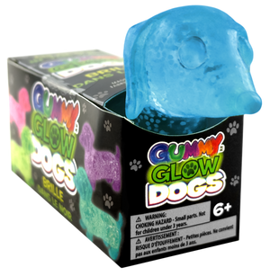 Gummy Glow Dog Squish Toy