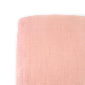Little Unicorn Cotton Muslin Crib Sheet / Rose Petal