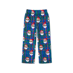 Cool Santa Boy's Plush Pajama Pants