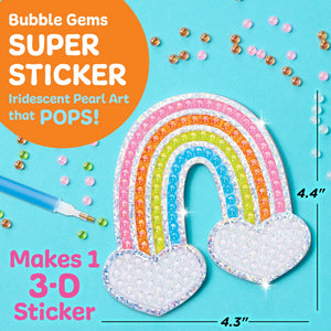 Bubble Gems Super Sticker - Rainbow
