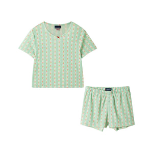 Tween Pointelle Rosette PJ Set