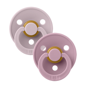 BIBS Round Pacifier 2-Pack / Size 1 (0-6 Months)