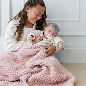 Saranoni Waffle Knit Receiving Blanket (30"x40")