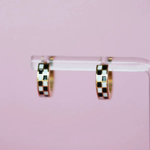 Pierced Huggie Earrings